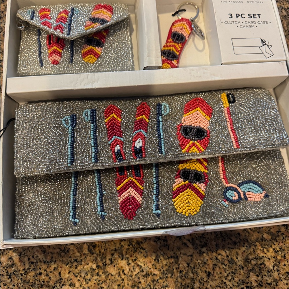 Rachel Zoe Multicolor Beaded Accessory Set